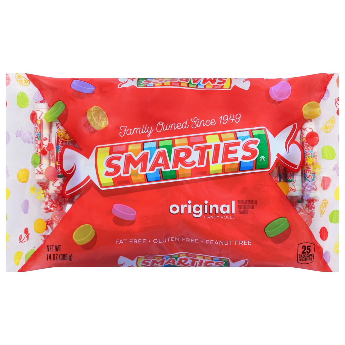 slide 3 of 4, Smarties Original Candy Rolls 14 oz, 14 oz