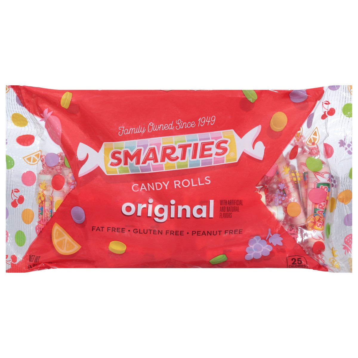 slide 1 of 1, Smarties Original Candy Rolls 14 oz, 14 oz