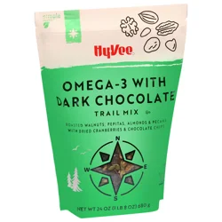 Hy-Vee Trail Mix, Omega-3 With Dark Chocolate