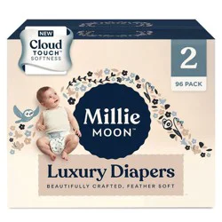 Millie Moon Luxury Diapers Size 2 - 96ct