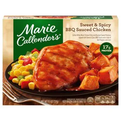 Marie Callender's Sweet and Spicy BBQ Sauced Chicken, Single Serve Frozen Meal, 11.9 oz.