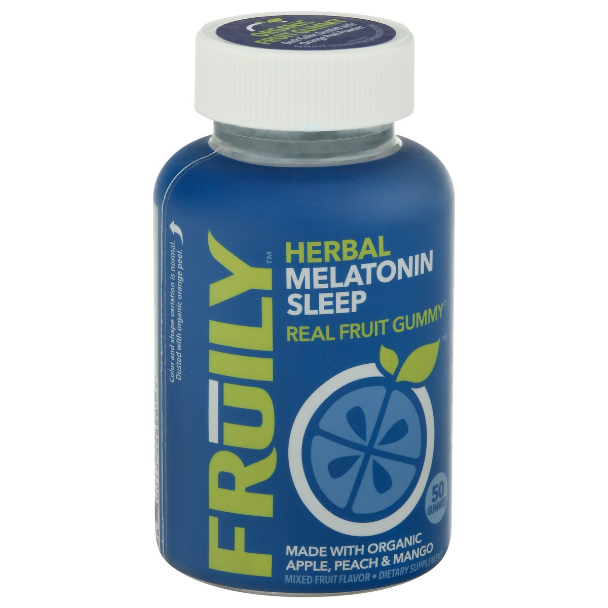 slide 8 of 9, Fruily Fruit Gummies Mixed Fruit Flavor Herbal Melatonin Sleep 50 ea, 1 ct