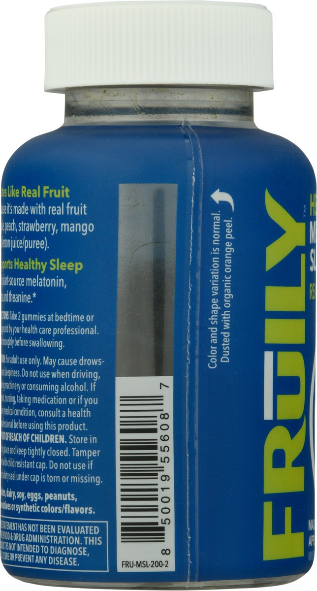 slide 5 of 9, Fruily Fruit Gummies Mixed Fruit Flavor Herbal Melatonin Sleep 50 ea, 1 ct