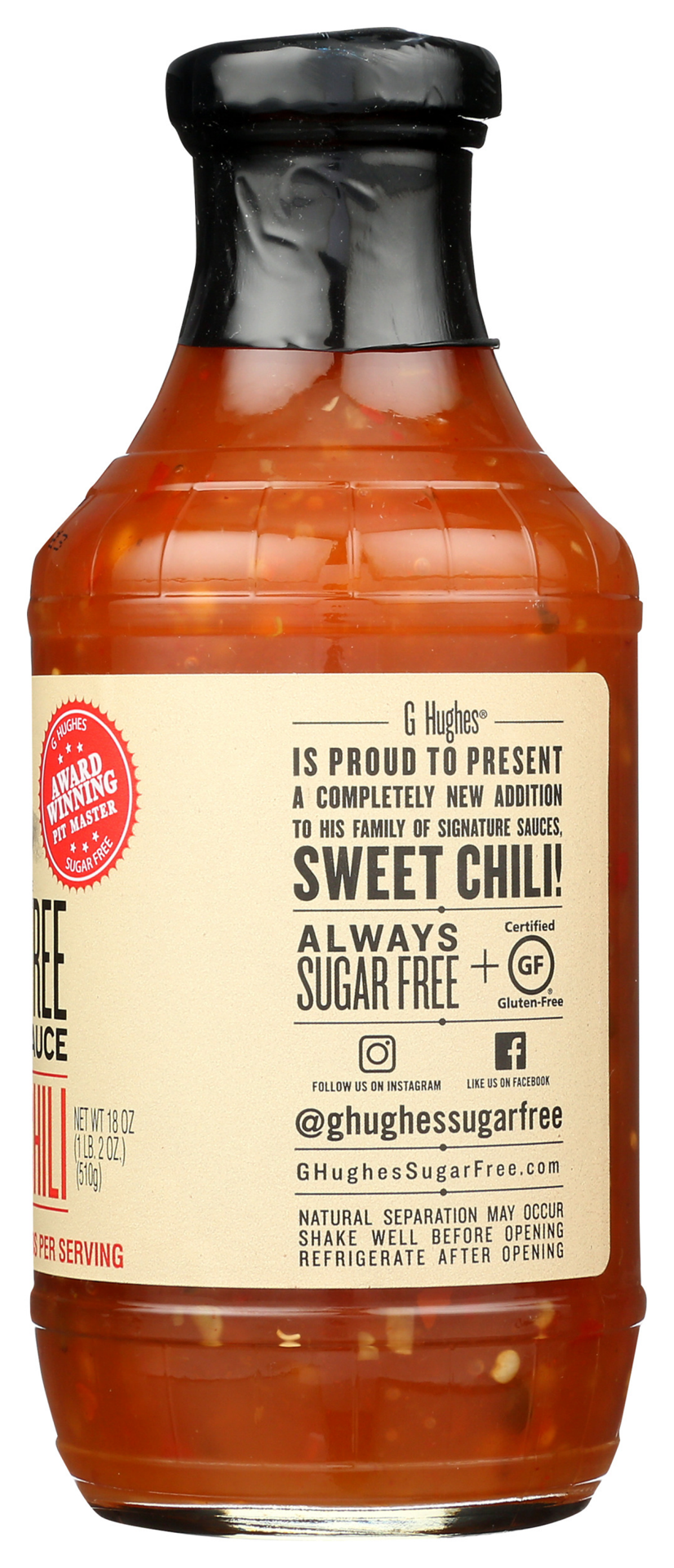 slide 3 of 3, G Hughes Sugar Free Sweet Chili Dipping Sauce 18 oz, 18 oz
