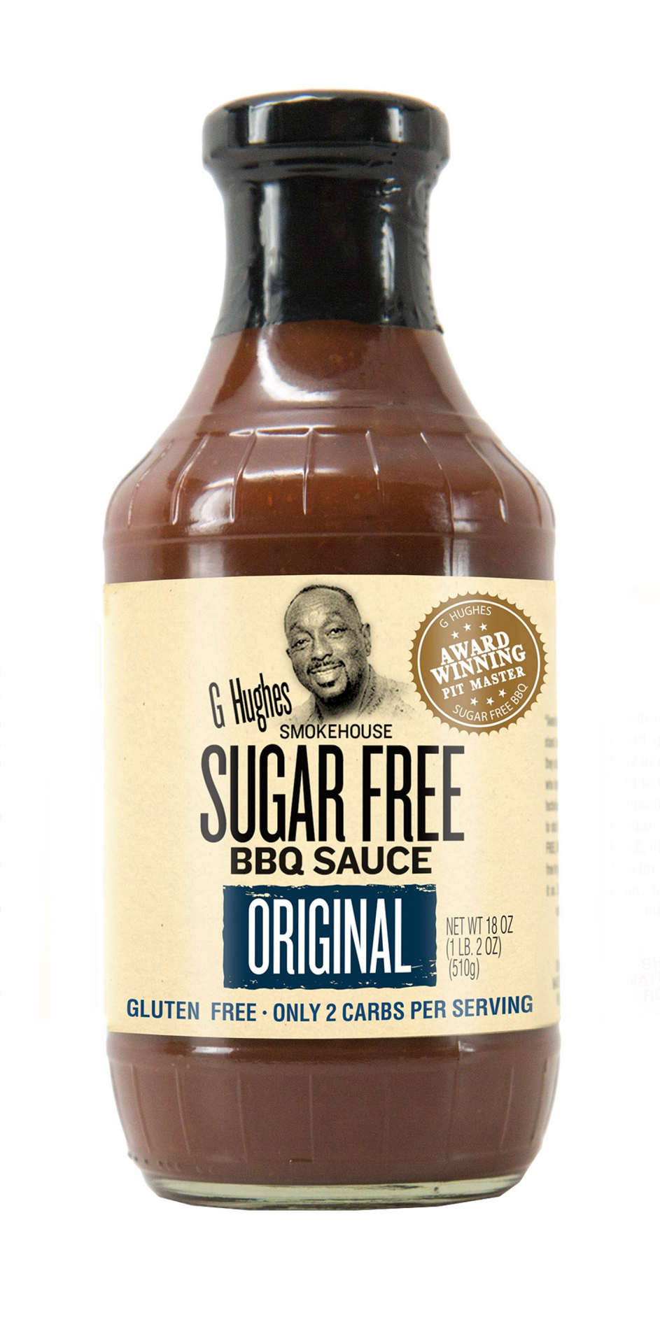 slide 1 of 1, G Hughes Sugar Free Original BBQ Sauce 18 oz, 18 oz