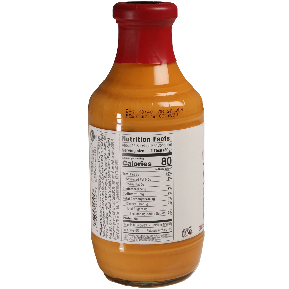 slide 2 of 2, G/Hughes Burger Secret Sce Sgr/Free, 16 oz