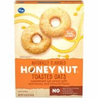 slide 1 of 1, Kroger Honey Nut Toasted Oats Cereal, 12.25 oz