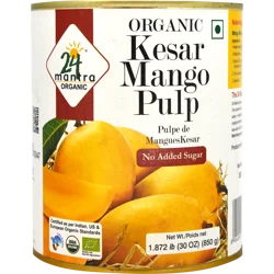 24 Mantra Organic Kesar Mango Pulp