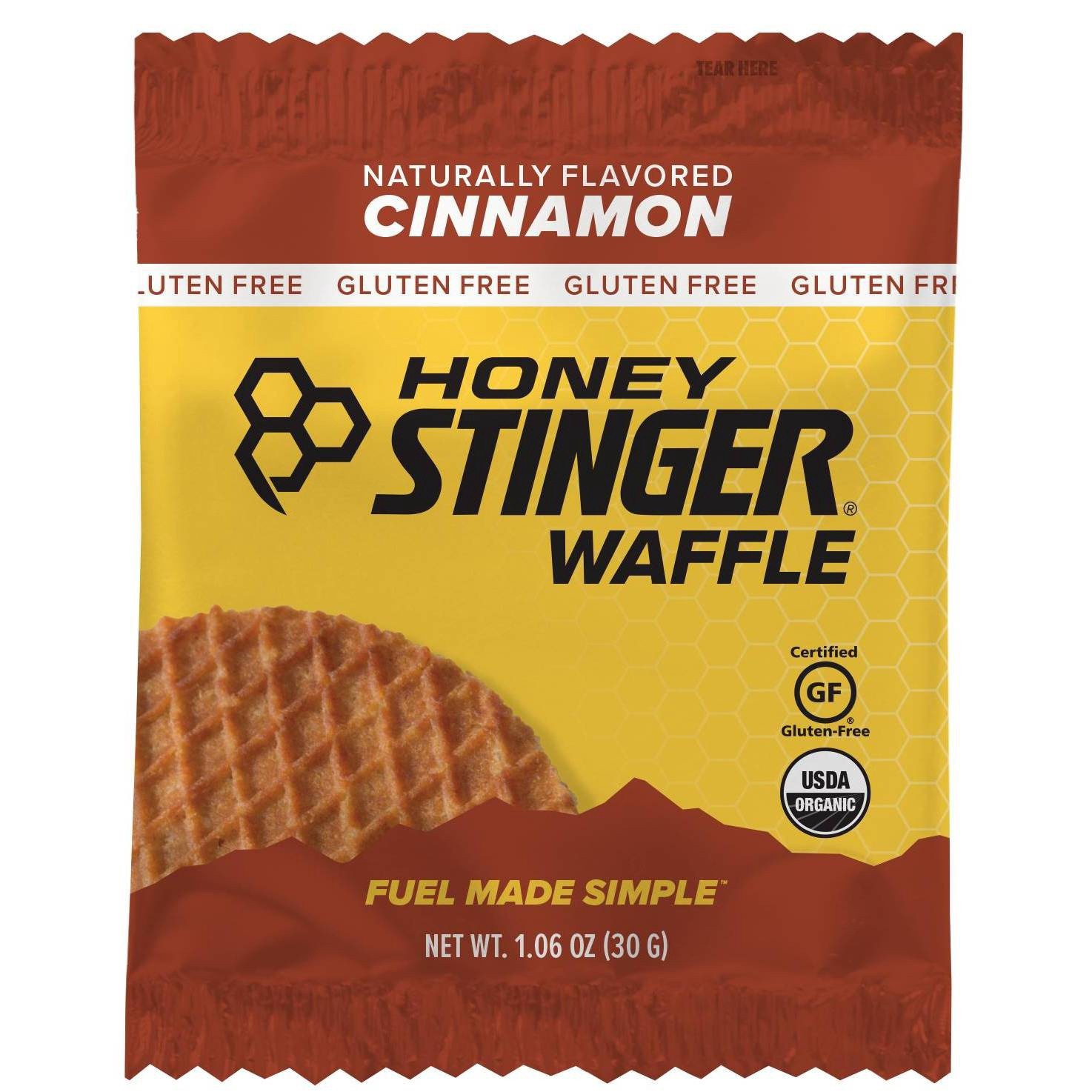 slide 1 of 3, Honey Stinger Cinnamon Waffle 1.06 oz, 1.06 oz