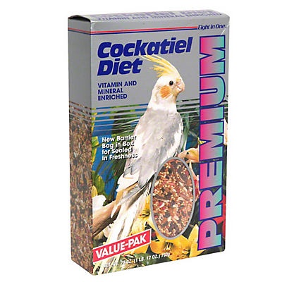 slide 1 of 1, 8 in 1 Cockatiel Diet Food, 28 oz