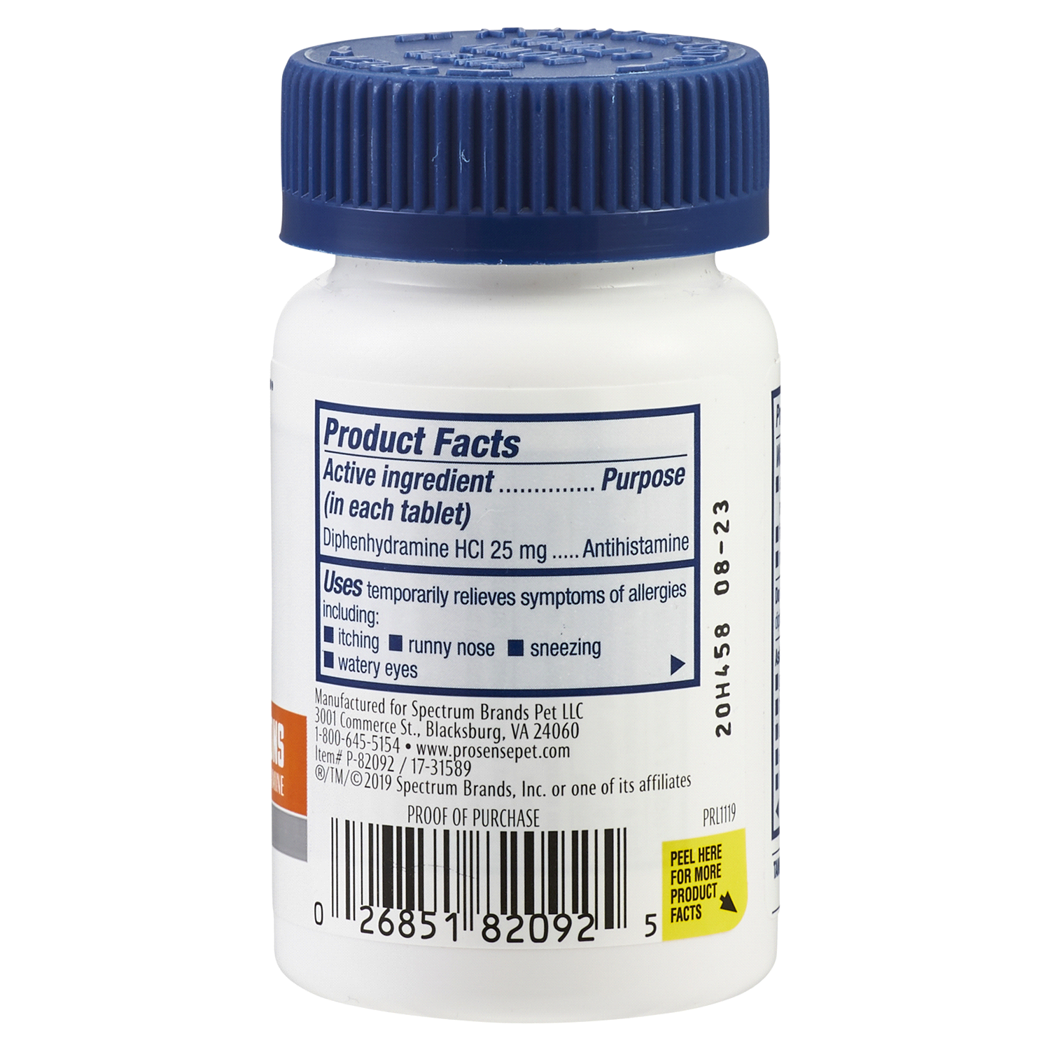 slide 2 of 2, Pro-Sense Itch & Allergy Solutions 100 ea, 100 ct