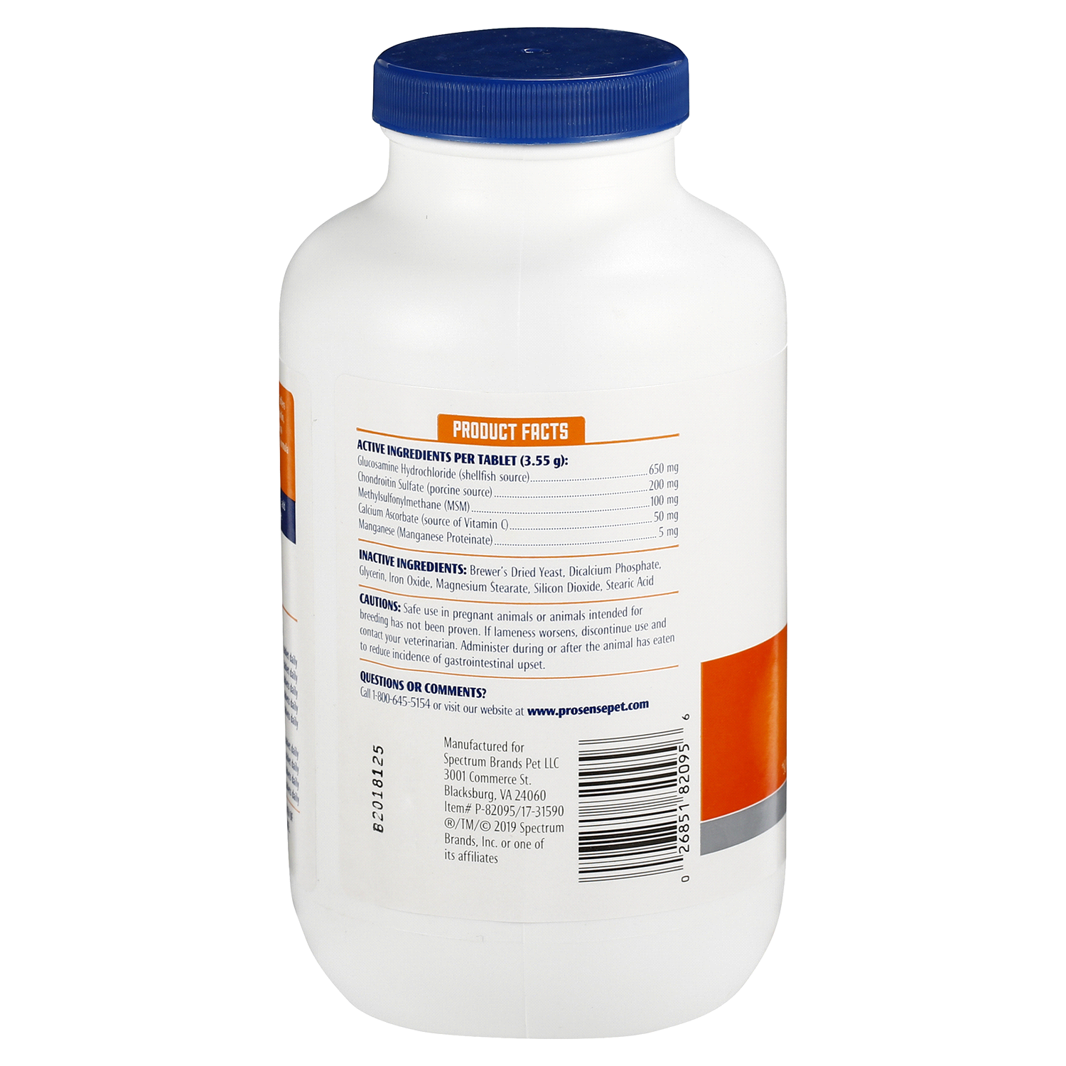 slide 2 of 3, Pro-Sense ProSense Joint Solutions Glucosamine for Dogs, 120 ct