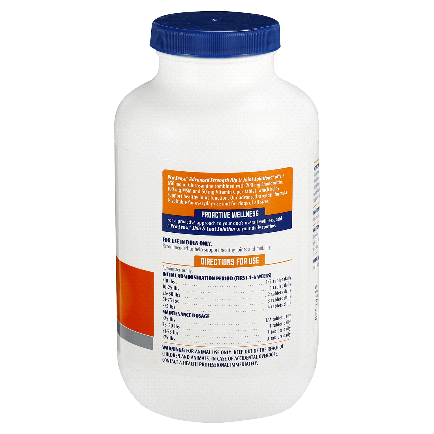 slide 3 of 3, Pro-Sense ProSense Joint Solutions Glucosamine for Dogs, 120 ct