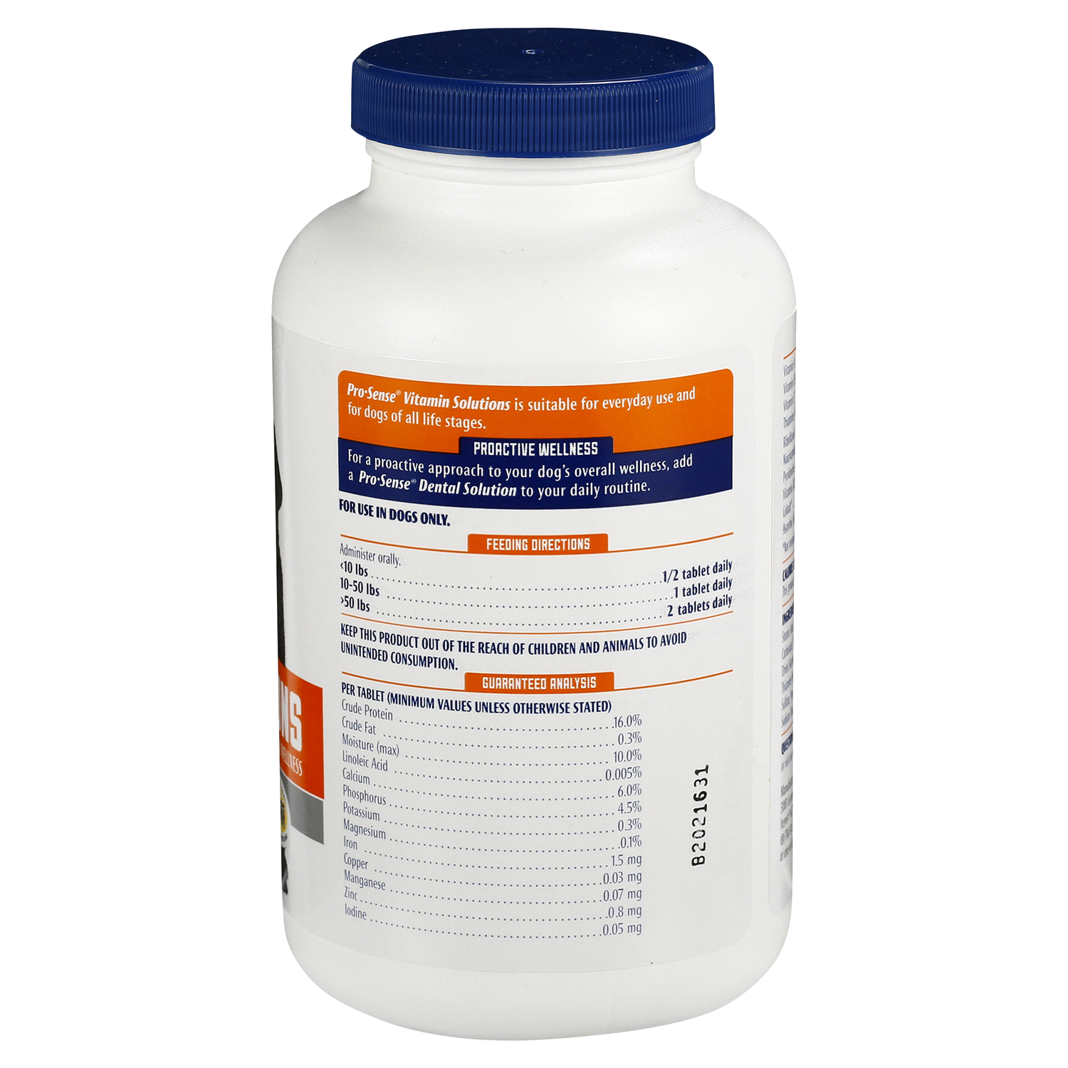 slide 3 of 3, Pro-Sense Daily Vitamin Supplement for Dogs, 90 ct