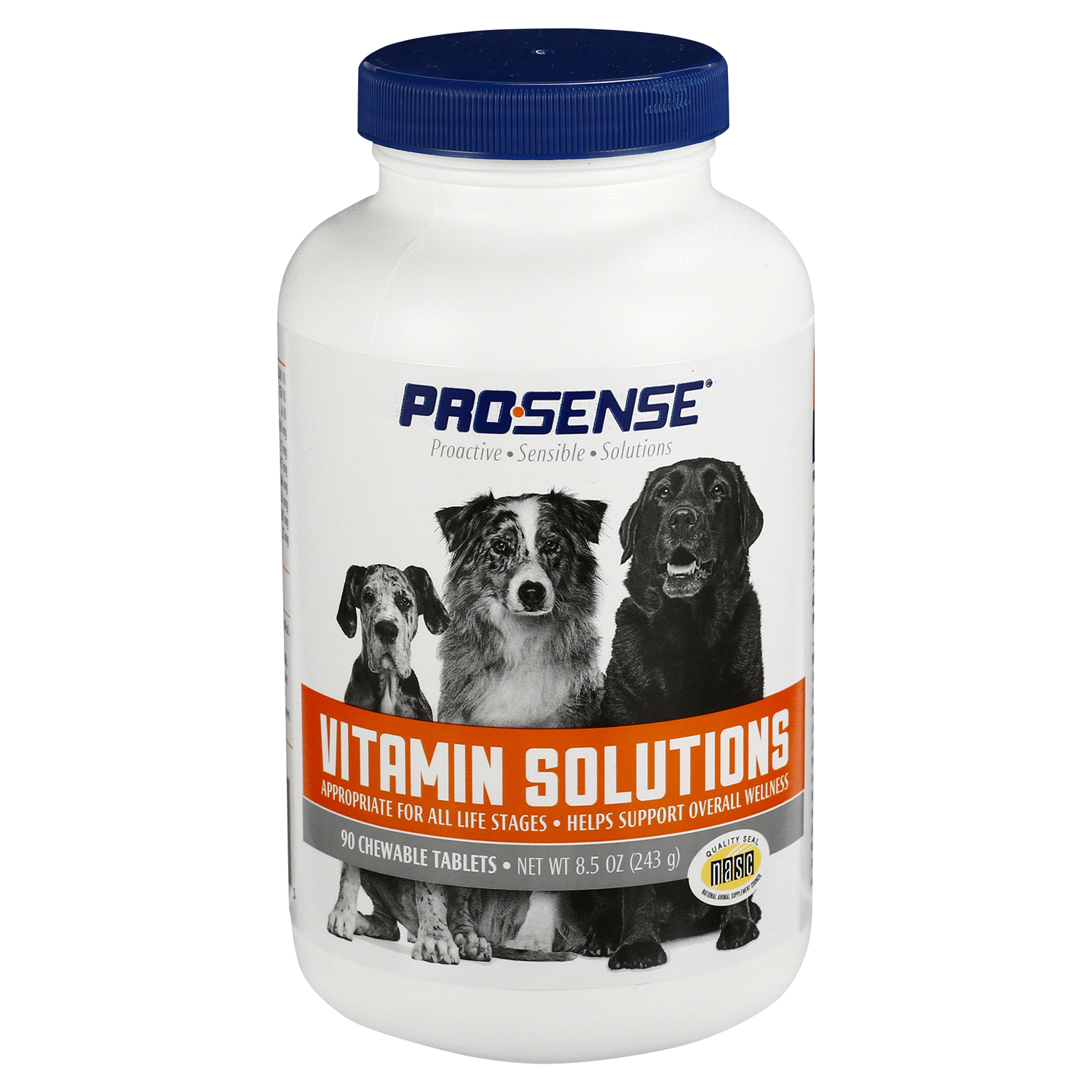 slide 1 of 3, Pro-Sense Daily Vitamin Supplement for Dogs, 90 ct