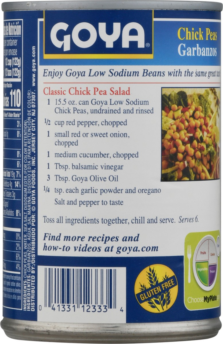 slide 5 of 9, Goya Prime Premium Garbanzos Low Sodium Chick Peas 15.5 oz, 15.5 oz