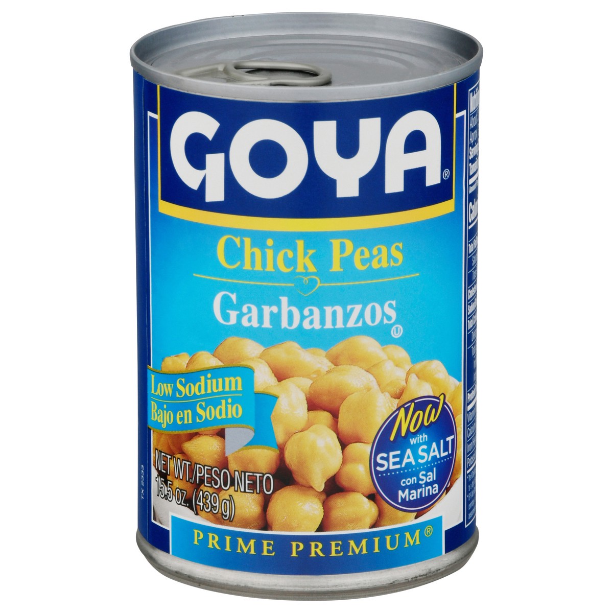 slide 1 of 9, Goya Low Sodium Chick Peas, 15.5 oz
