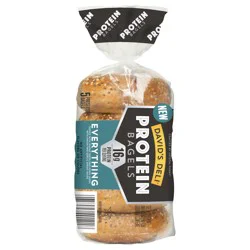 David's Deli Protein Bagels, Everything 5 ct