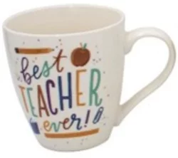 Pfaltzgraff PFZ Barrel Mug Best Teacher Ever
