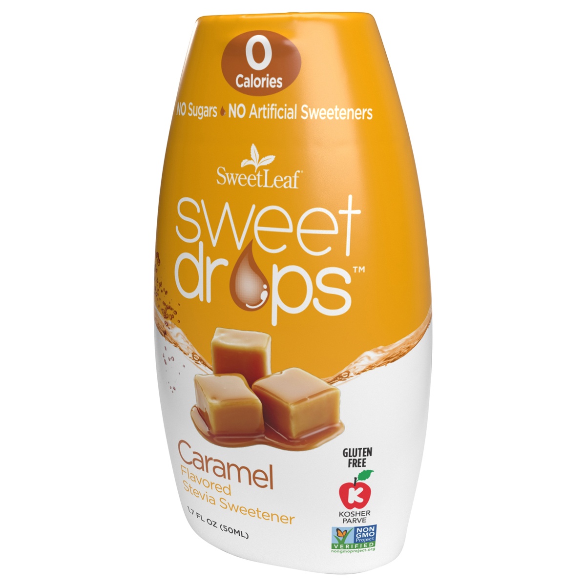 slide 3 of 8, SweetLeaf Sweet Drops Caramel Stevia Sweetener, 1.7 fl oz