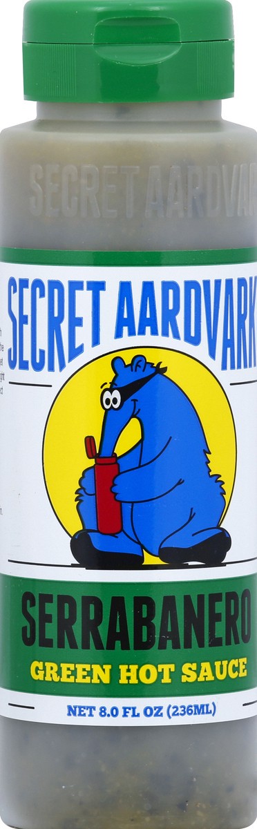 slide 2 of 3, Secret Aardvark Green Hot Sauce 8 oz,