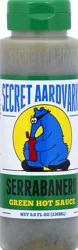Secret Aardvark Green Hot Sauce 8 oz
