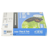 slide 7 of 13, Meijer Pro II Squeeze-On Flea & Tick for Dogs, 11 ct; 20 lb, 3 ct