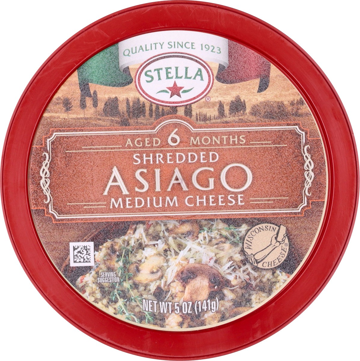 slide 10 of 12, Stella Shredded Asiago Medium Cheese 5 oz, 5 oz