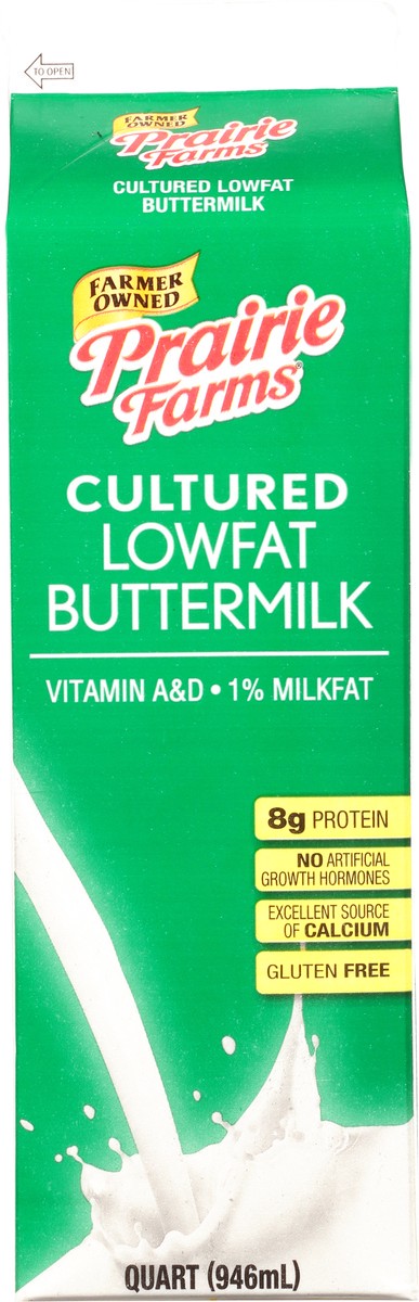 slide 5 of 9, Prairie Farms Lowfat Cultured 1% Milkfat Buttermilk 1 qt, 1 qt