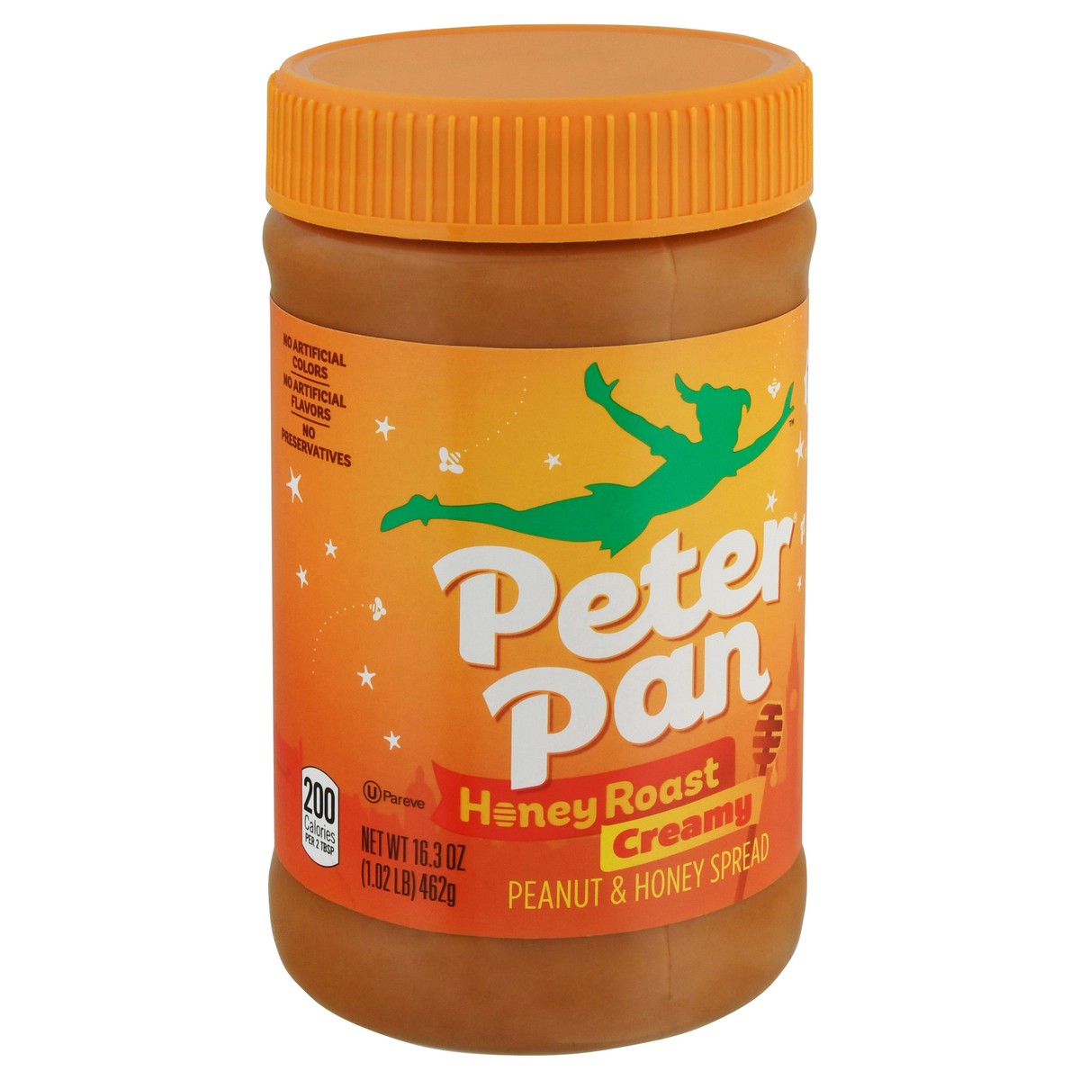 slide 10 of 14, Peter Pan Creamy Honey Roast Peanut Butter Spread, 16.3 OZ, 16.3 oz