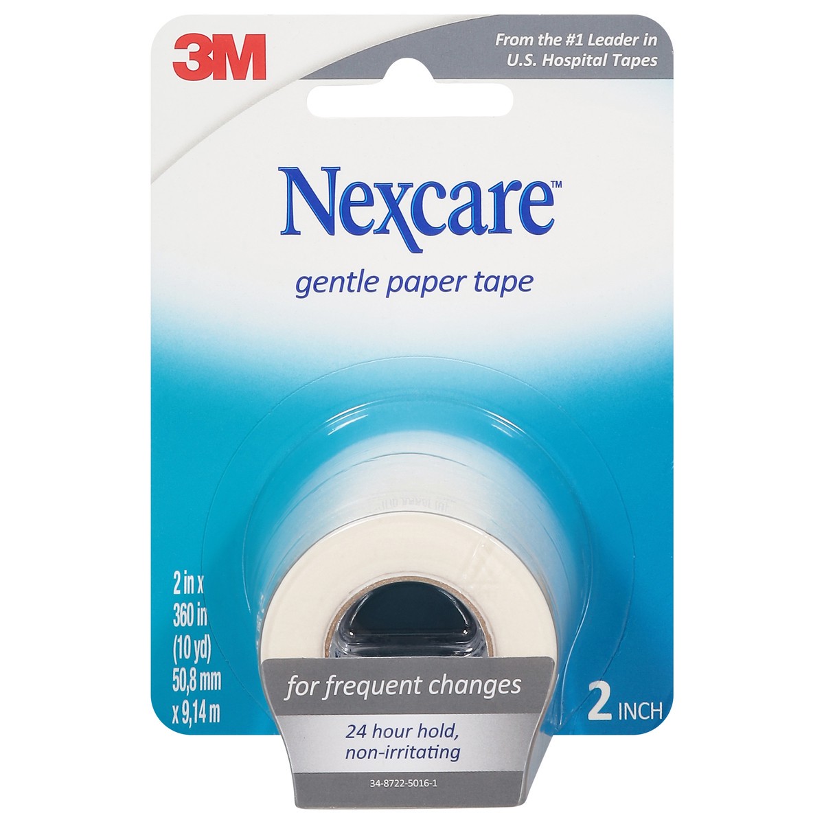 slide 1 of 3, Nexcare Gentle Paper Tape 2 Inch 1 ea, 1 ct