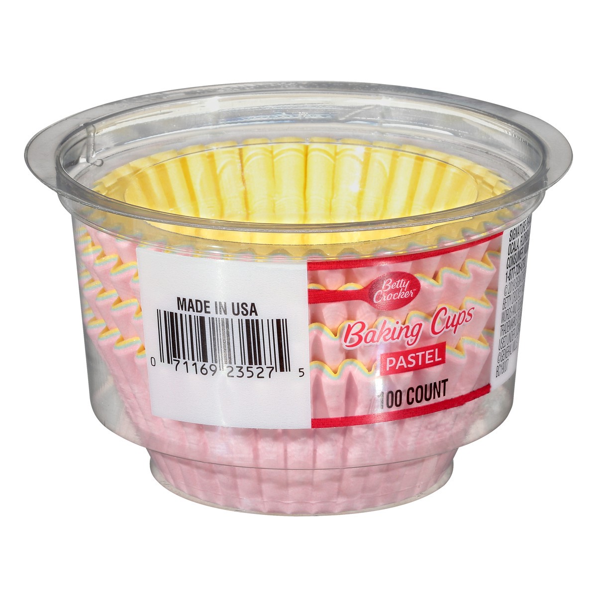 slide 8 of 9, Betty Crocker Standard Size Baking Cups Pastel, 100 ct