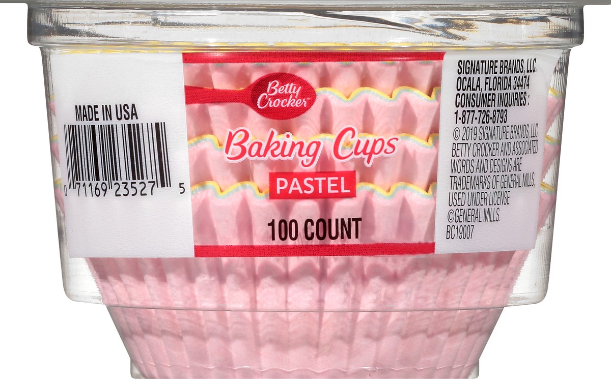 slide 6 of 9, Betty Crocker Standard Size Baking Cups Pastel, 100 ct