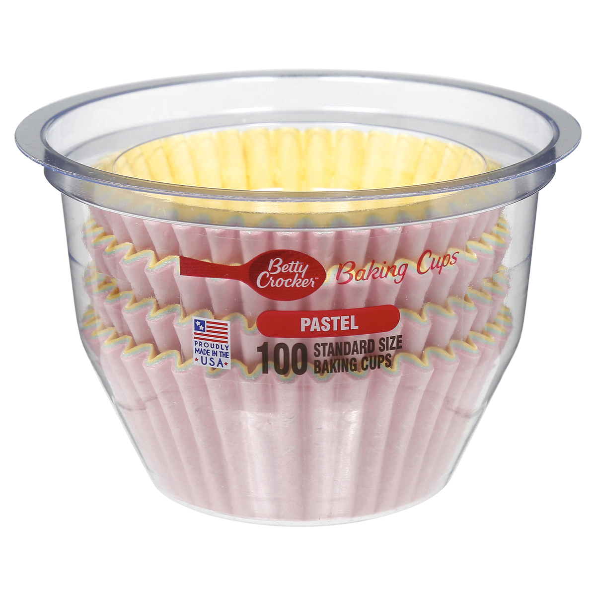 slide 1 of 3, Betty Crocker Standard Size Baking Cups Pastel, 100 ct