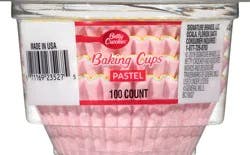 Betty Crocker Standard Size Baking Cups Pastel