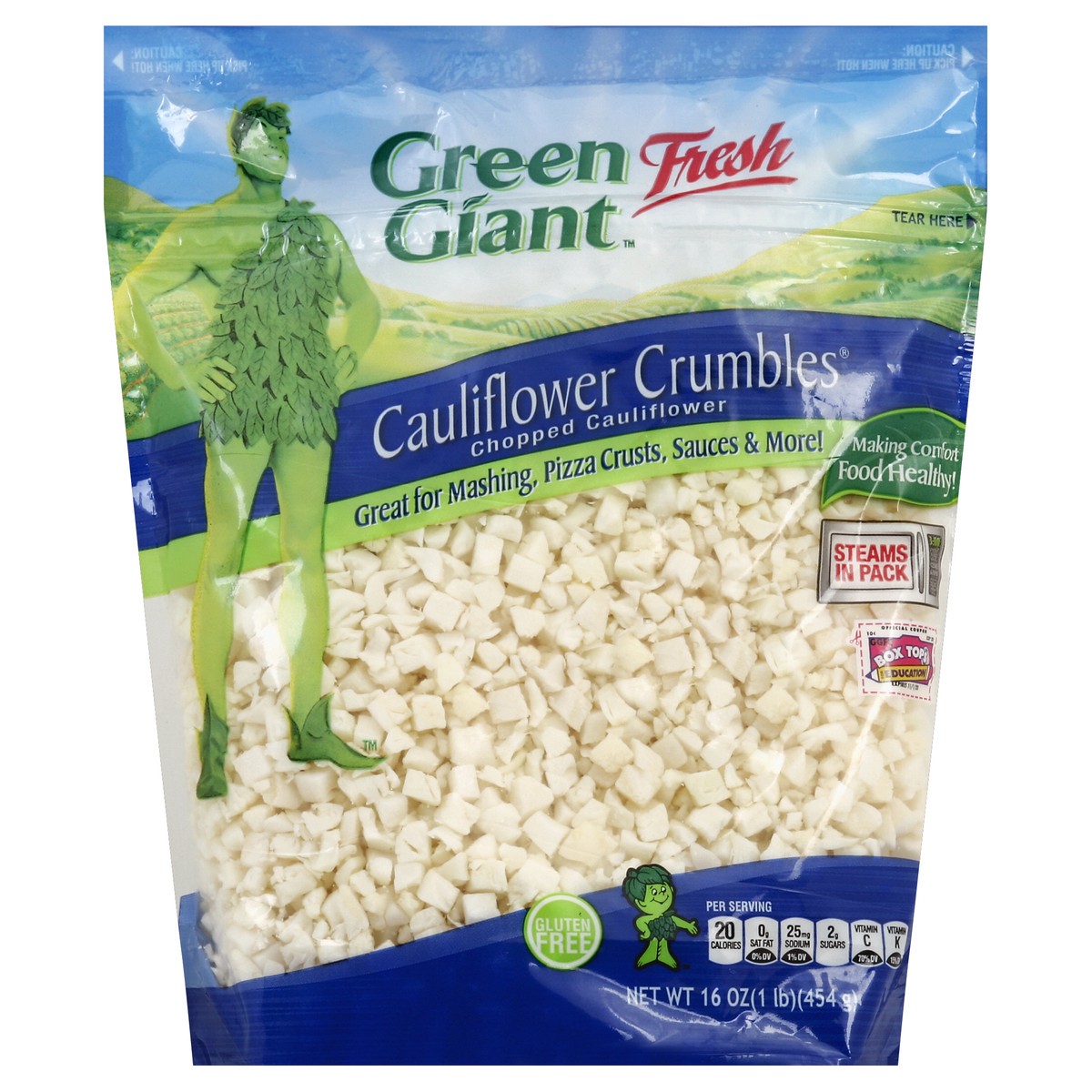 slide 3 of 3, Green Giant Cauliflower Crumbles, 16 oz