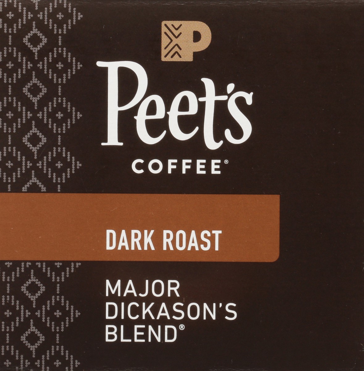 slide 7 of 9, Peet's Coffee, Major Dickason's Dark Roast K-Cup Coffee Pods - 10ct Carton, 10 ct