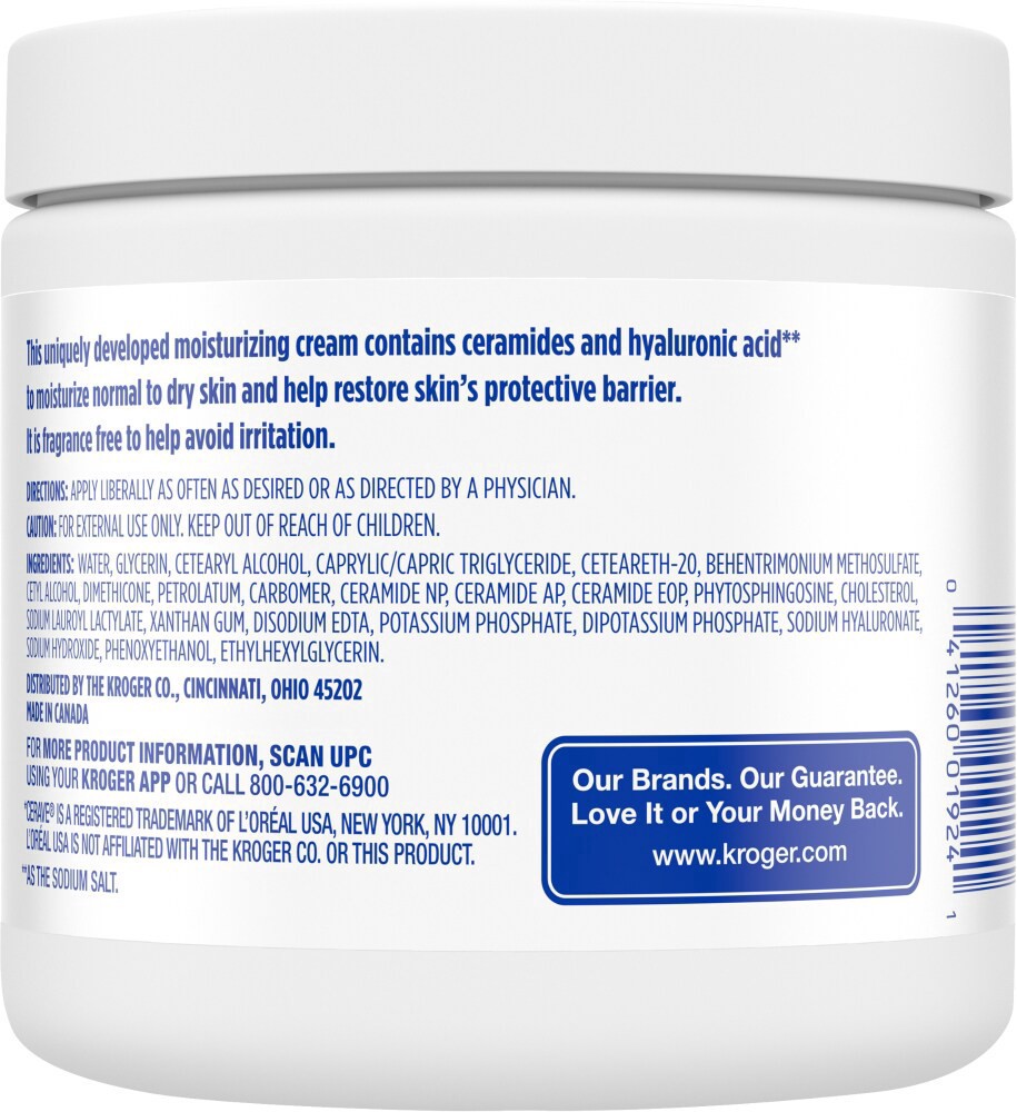 slide 2 of 2, Kroger Moisturizing Cream, 16 oz