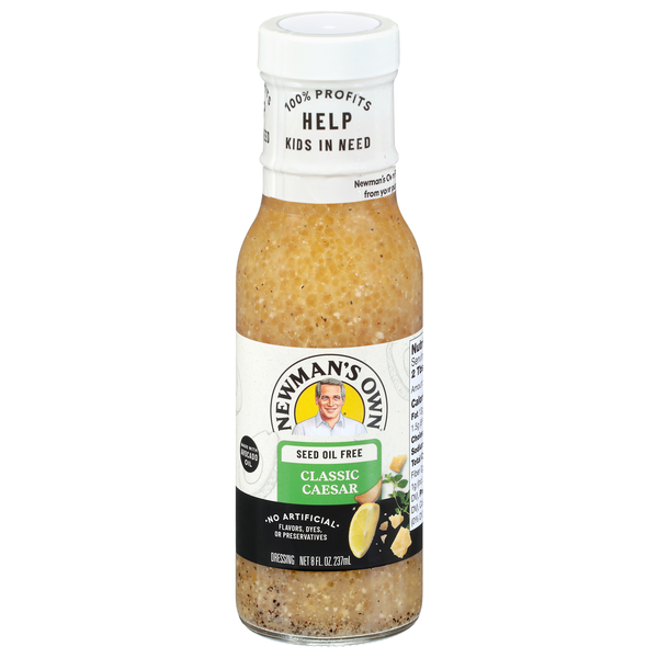 slide 1 of 1, Newman's Own Seed Oil Free Classic Caesar Dressing 8 fl oz, 8 oz