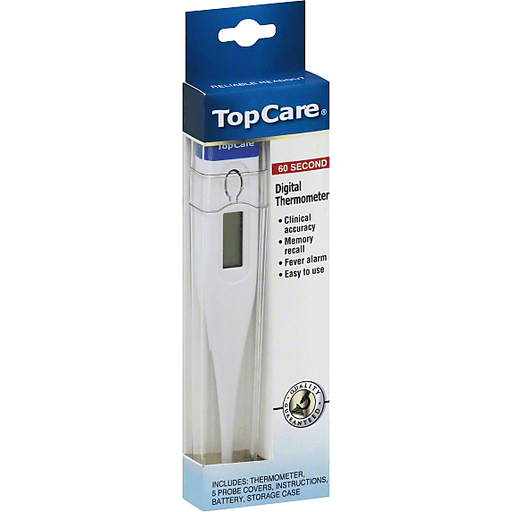 slide 2 of 3, TopCare 60 Second Digital Thermometer, 1 ct