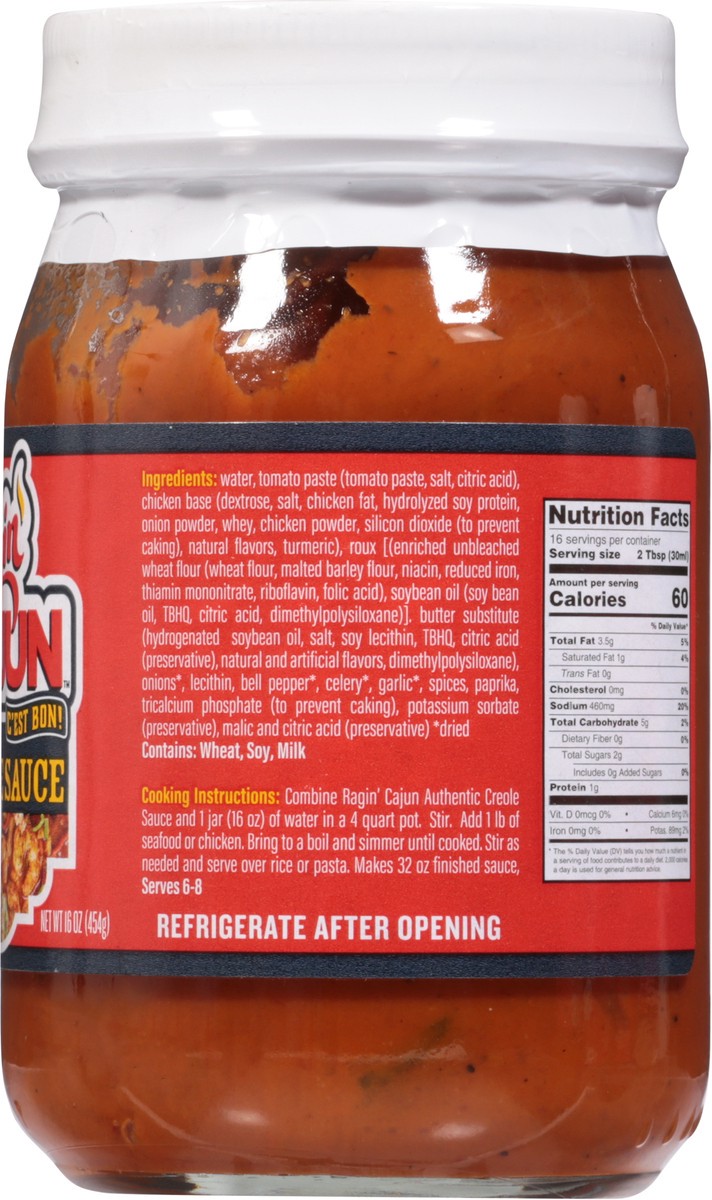 slide 7 of 13, Ragin' Cajun Fixin's Authentic Creole Sauce 16 oz, 16 oz