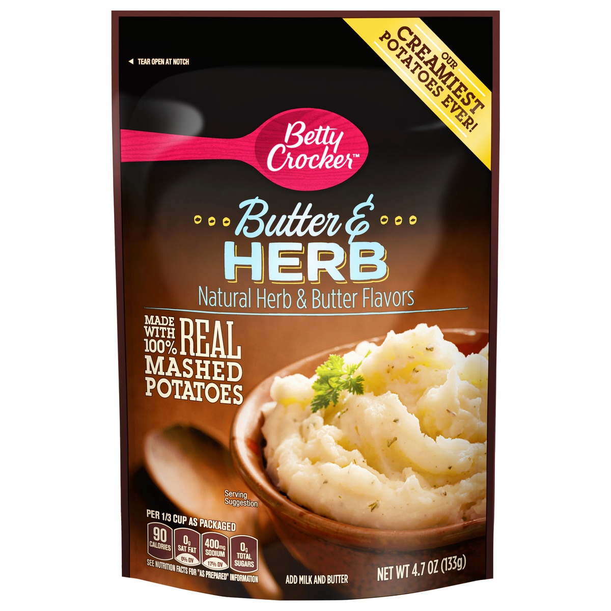 slide 1 of 1, Betty Crocker Homestyle Butter and Herb Potatoes, 4.7 oz, 4.7 oz