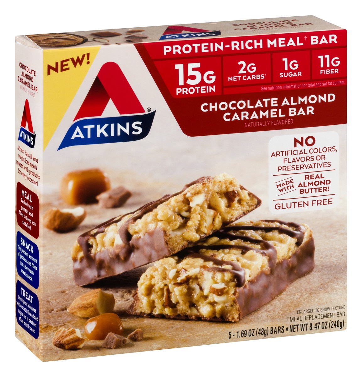 slide 5 of 11, Atkins Protein Meal Bar, 5 ct