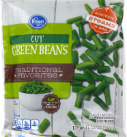 slide 1 of 1, Kroger Traditional Favorites Cut Green Beans, 12 oz