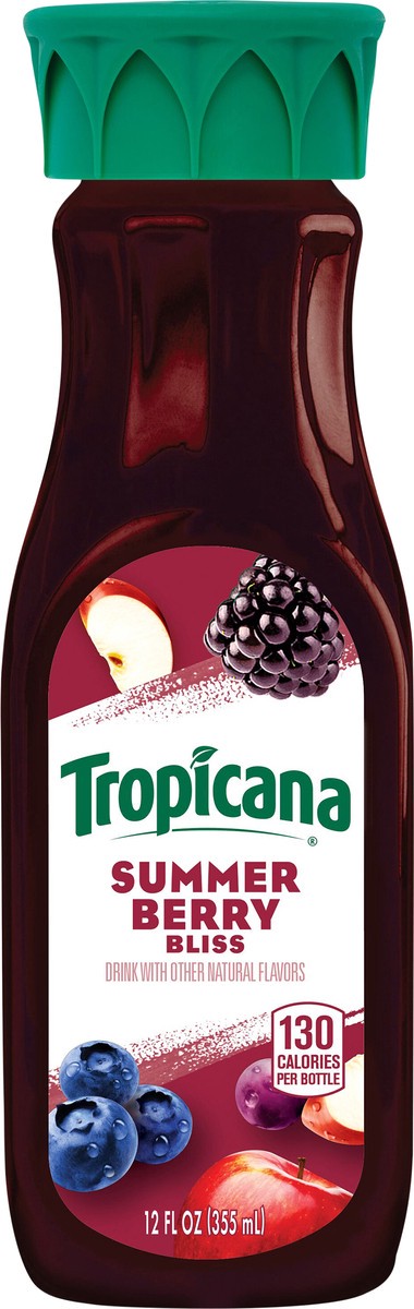 slide 3 of 11, Tropicana Drink Summer Berry Bliss 12 Fl Oz Bottle, 12 oz