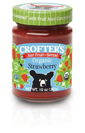 slide 1 of 1, Crofter's Organic Strawberry Fruit Spread, 10 oz