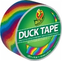 slide 1 of 1, Duck Brand Rainbow Printed Duct Tape - 1.88 Inch X 10 Yard - Multi-Color, 1.88 in x 10 yd