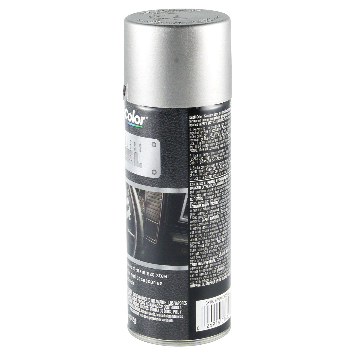 slide 3 of 4, Dupli-Color Stainless Steal Aerosol SS100, 11 oz