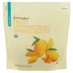 GreenWise Organic Dried Unsweetened Mango Slices - 4 oz