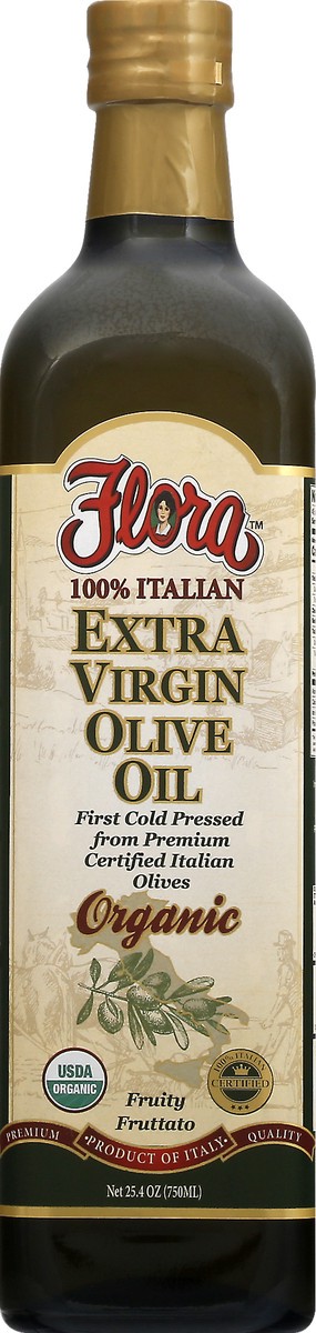 slide 2 of 13, Flora Extra Virgin Organic Olive Oil 25.4 oz, 25.4 fl oz